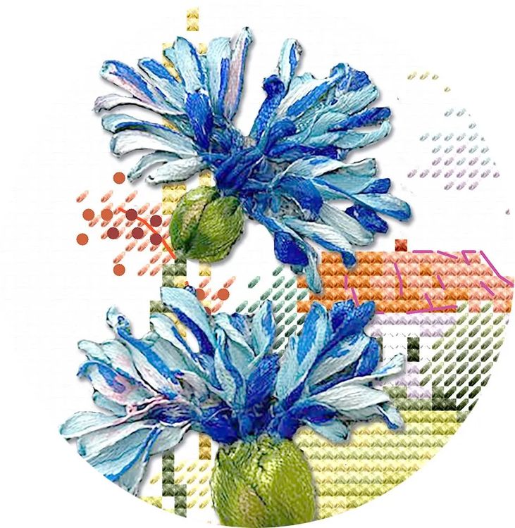 Набор для вышивания «Родные просторы. Васильки» — картинка 4