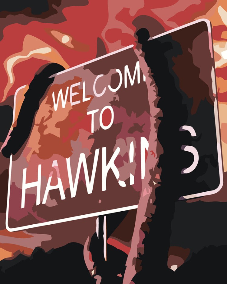 Картина по номерам ОСД Очень странные дела