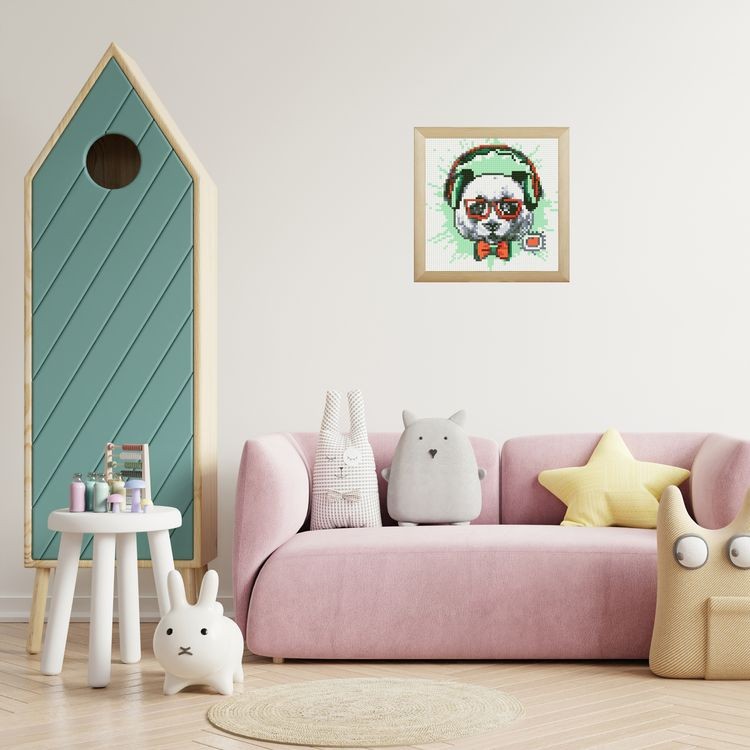 Алмазная вышивка «Зажигательная панда» — картинка 5