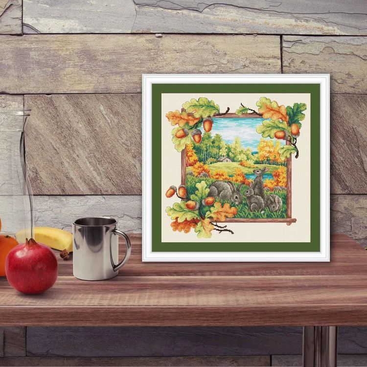 Набор для вышивания «Таежная семья. Зайцы» — картинка 8