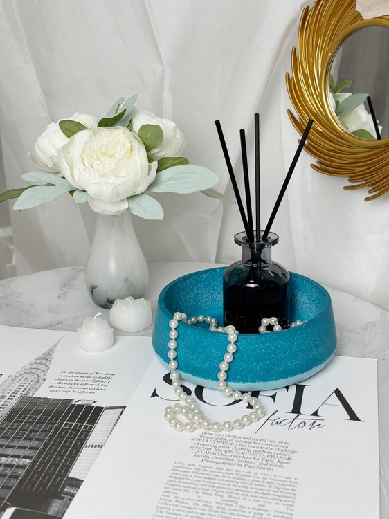 Силиконовый молд - Блюдо/кашпо, d18,5x6см, 1 шт. — картинка 6