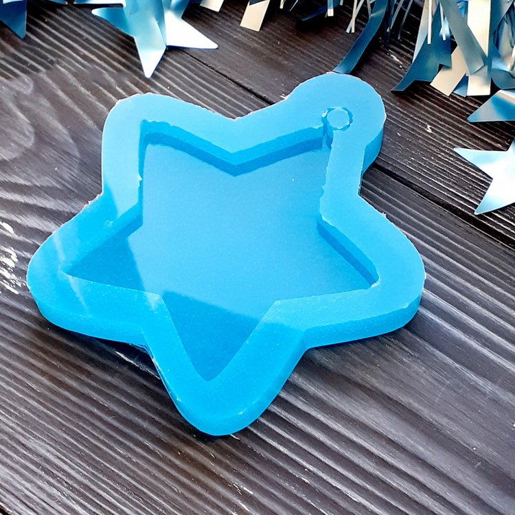 Звездочка, модель №27 - Силиконовый молд MyMold — картинка 3