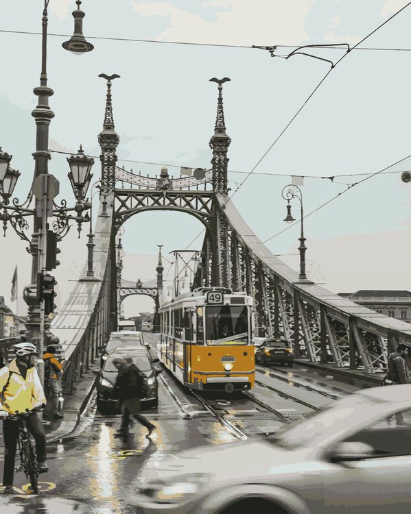Картина по номерам «Рижский мостик»