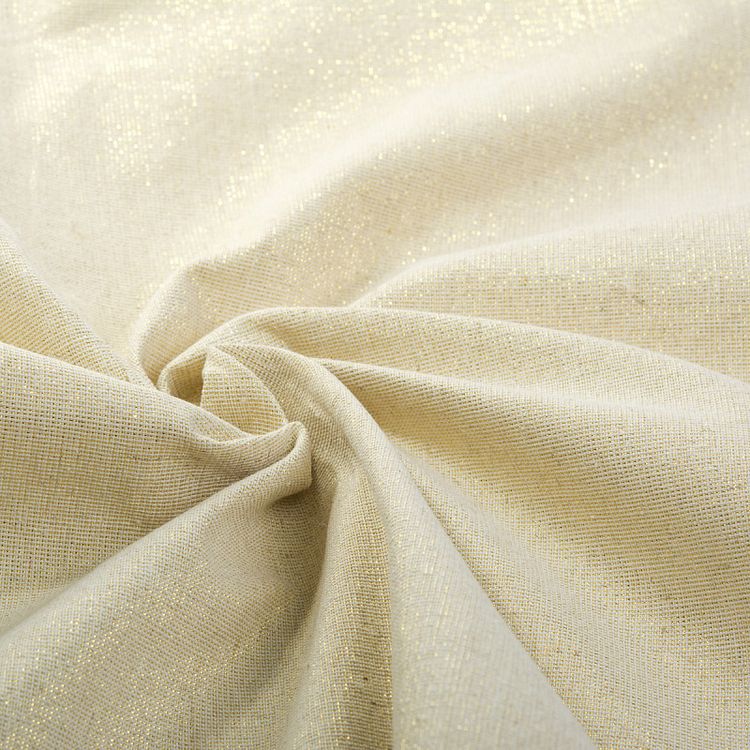 Ткань лен 3 м, ширина 150 см, цвет: натуральный, золото, TBY