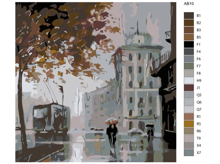 Картина по номерам «Питерская осень» — картинка 2