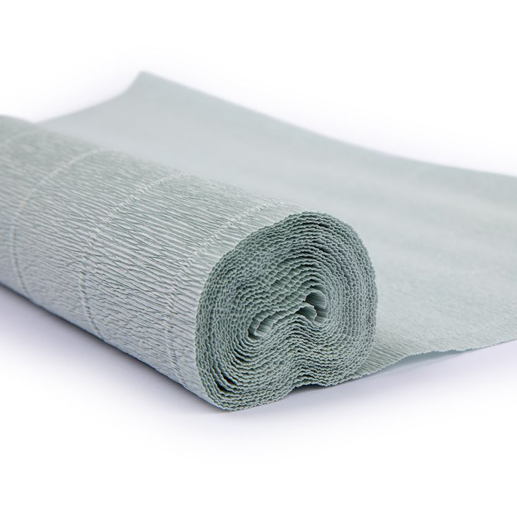 Гофрированная бумага 50х250 cм, 180 г/м2, цвет: 621 зелено-серый светлый, Blumentag — картинка 2