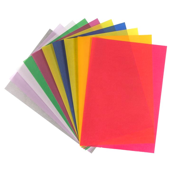 Цветная калька 80 г/м2, А4, 10 л., 10 цв. — картинка 2
