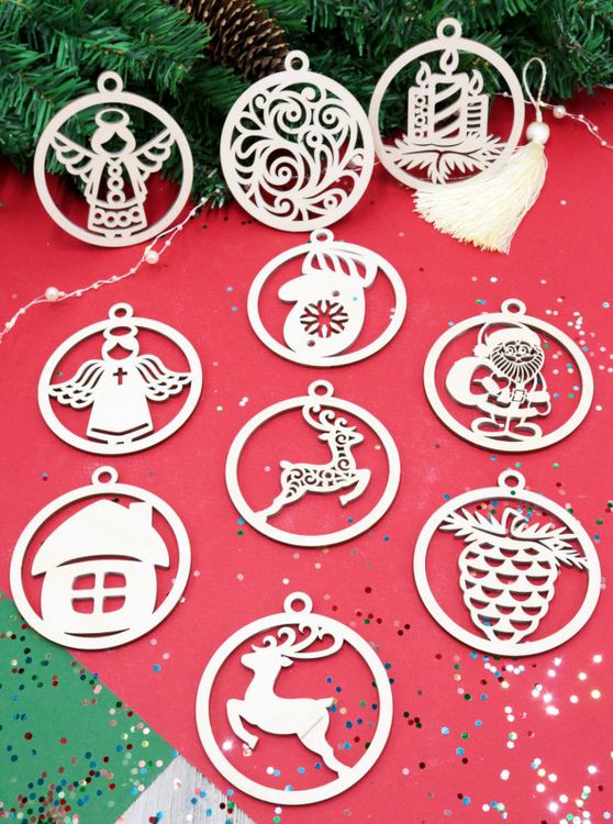 Набор новогодних украшений «Фигурки 3» — картинка 3
