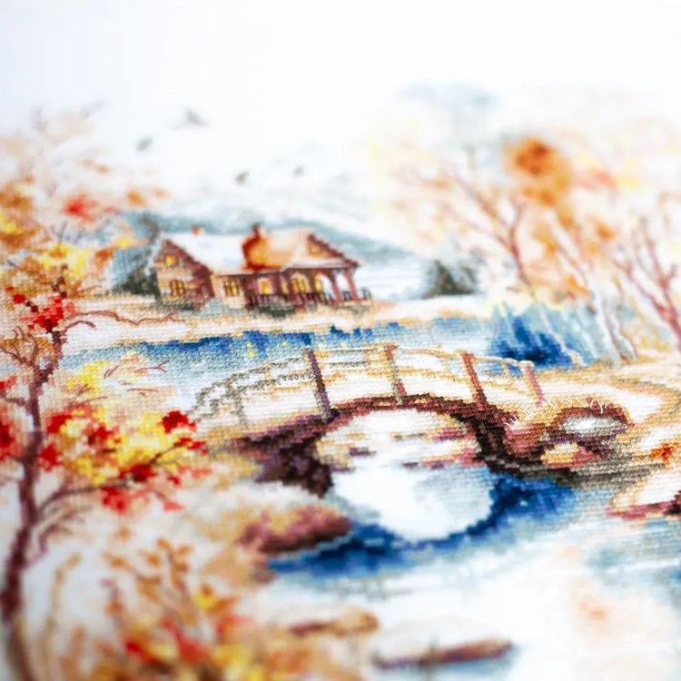 Набор для вышивания «Осенняя акварель» — картинка 6