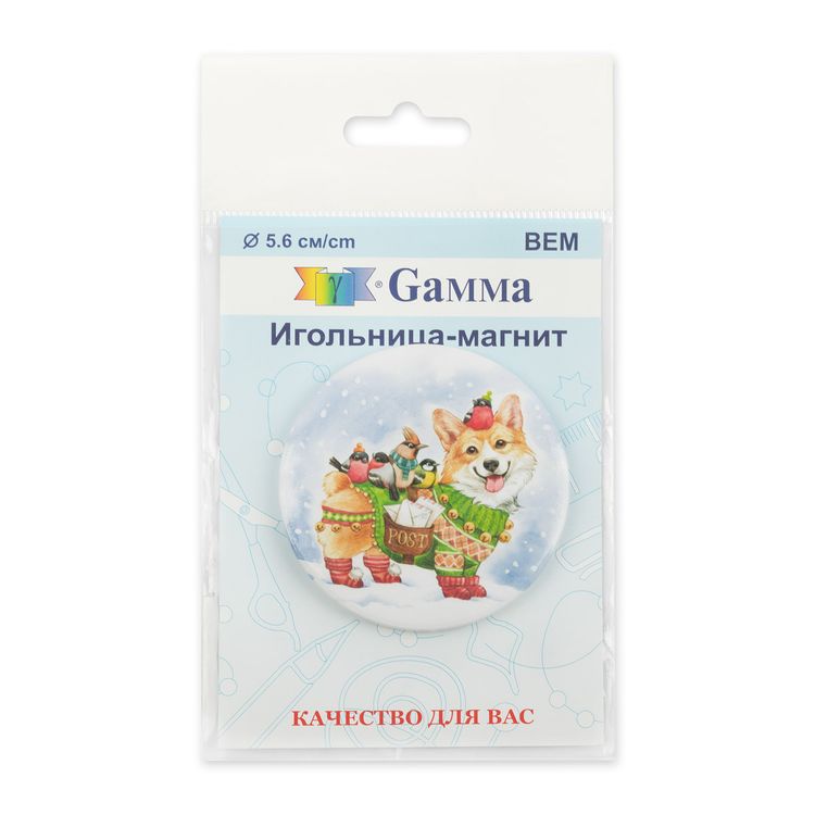 Игольница-магнит «№07 Корги с птичками», Gamma — картинка 2