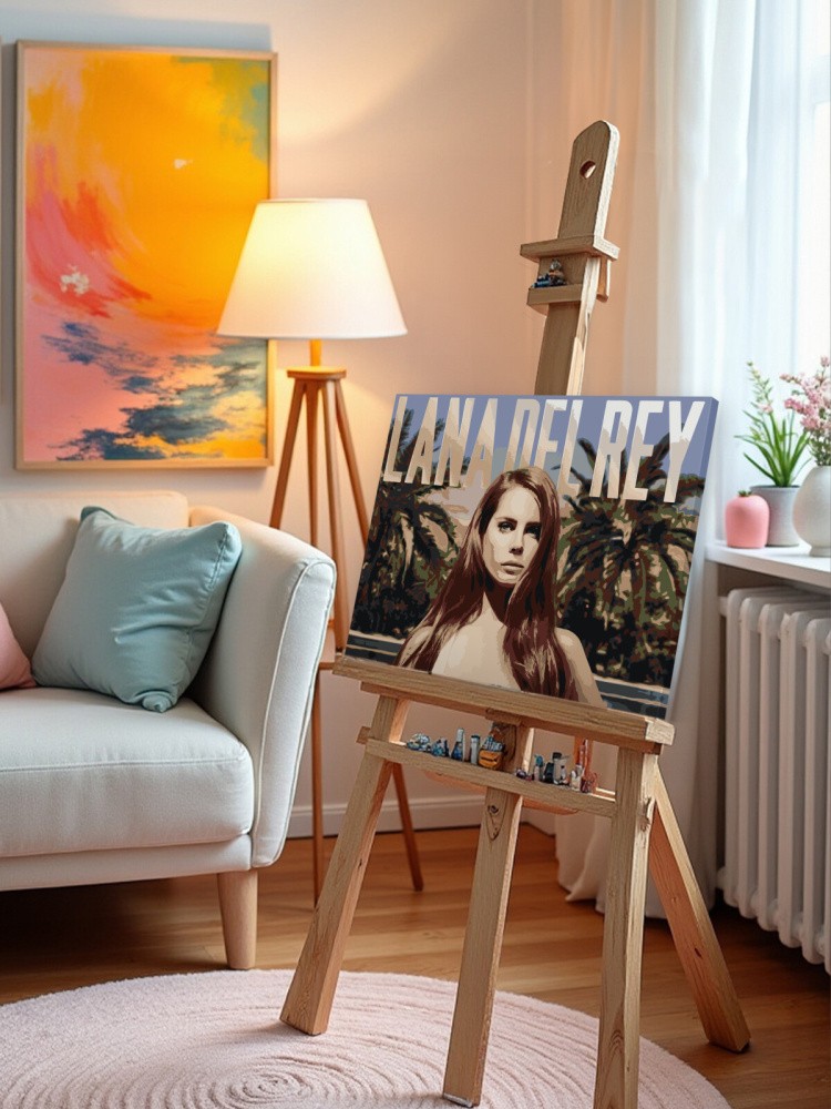 Картина по номерам «Lana Del Rey Лана Дель Рей: Обложка альбома 2» — картинка 12