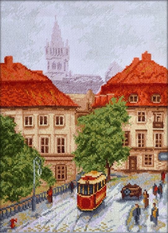 Набор для вышивания «Старый трамвай»