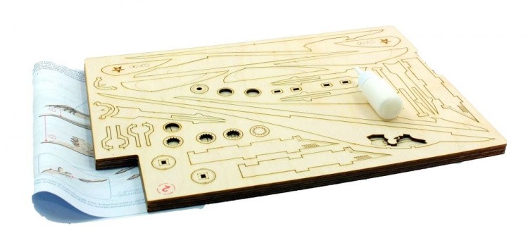 Конструктор из дерева «Истребитель СУ-30», Армия России — картинка 4