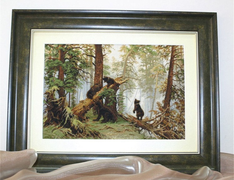 Набор для вышивания «Утро в сосновом лесу» — картинка 5