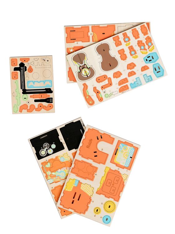 3D-пазл Маленький музыкант, 89 элементов — картинка 3