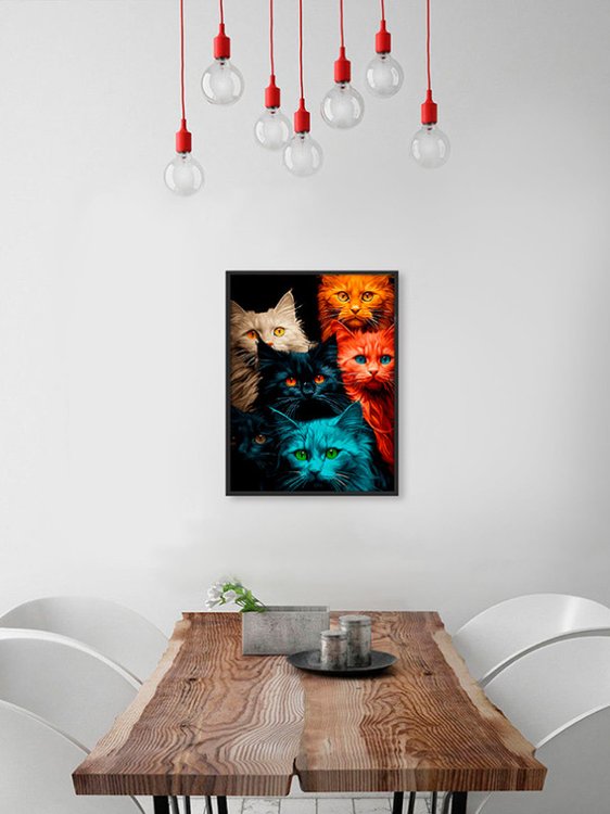 Картина по номерам «Котовасия» — картинка 8