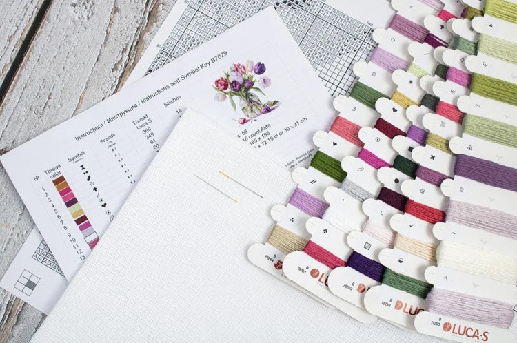 Набор для вышивания «Букет тюльпанов» — картинка 4