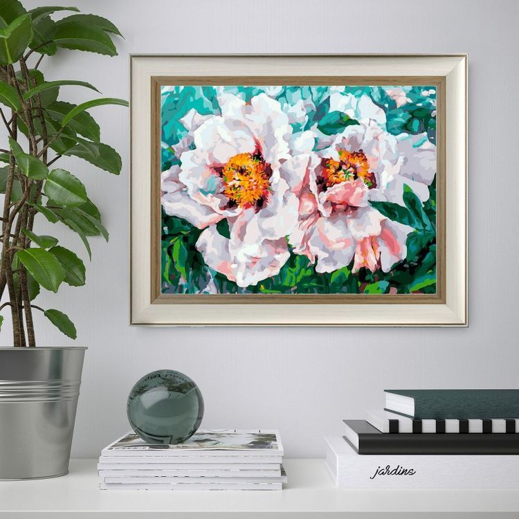 Картина по номерам «Два пиона» — картинка 6