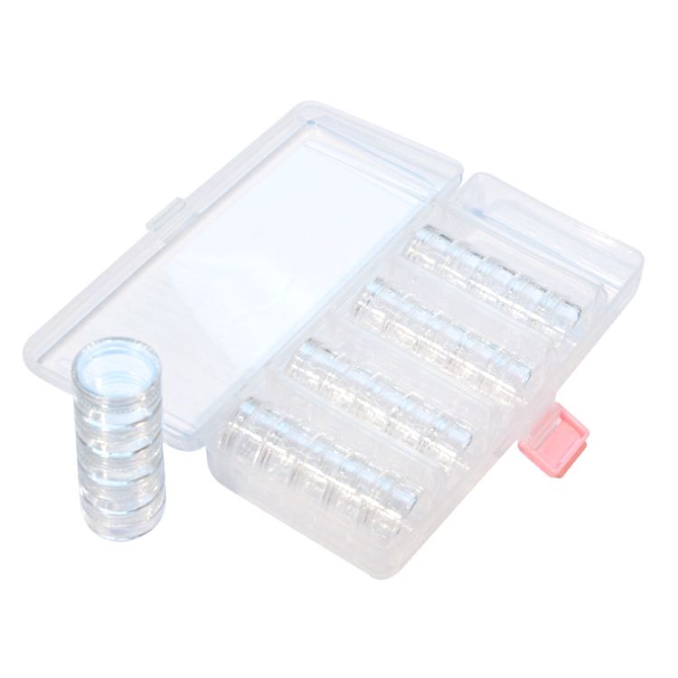 Органайзер для бисера, 25 отд., прозрачный, Белоснежка — картинка 4