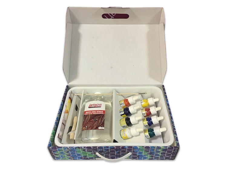 Набор для эбру 8 цветов, ArtDeco — картинка 3