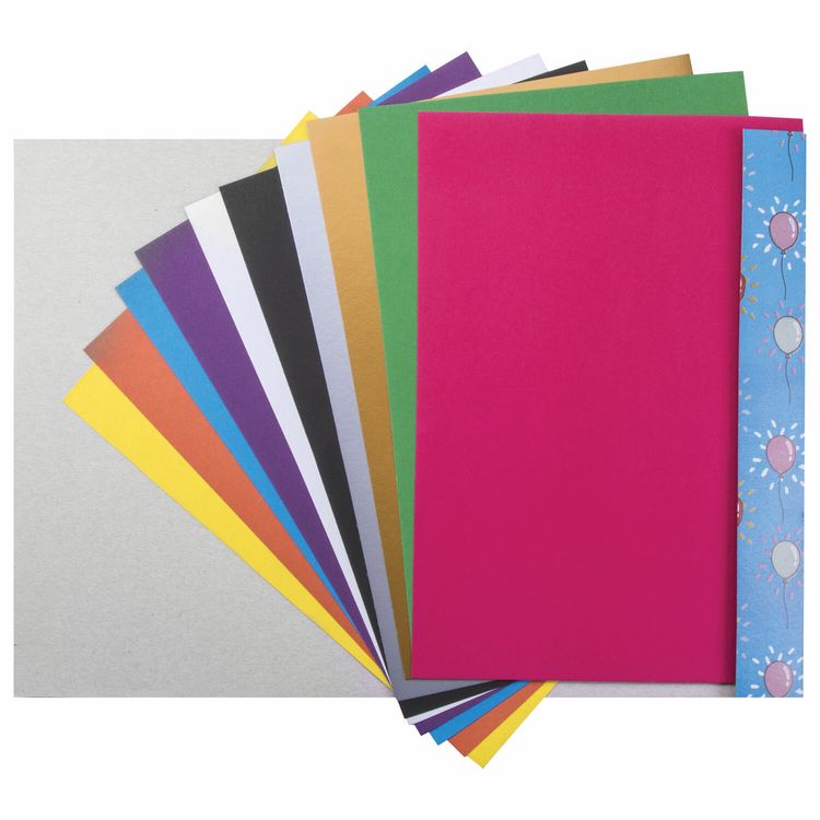Картон цветной А4 немелованный (матовый) «Слоник», 10 листов, 10 цветов, ПИФАГОР — картинка 3