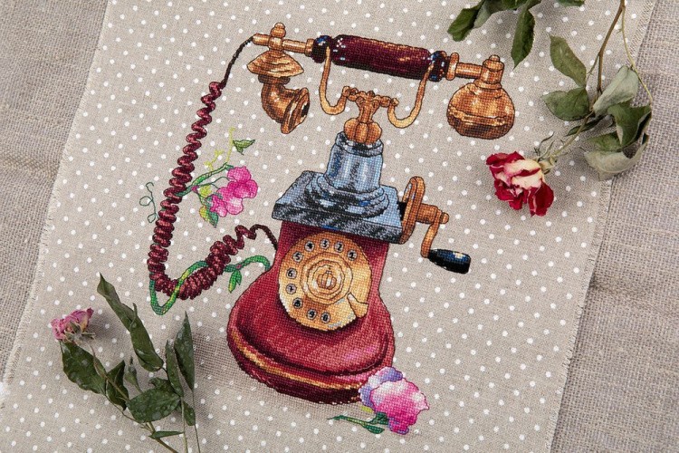 Набор для вышивания «Ожившая история. Телефон» — картинка 4