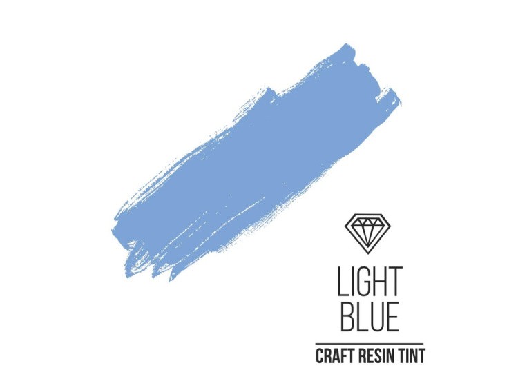 Краситель для смолы и полимеров светло-голубой (Light Blue) 10 мл, CraftResinTint — картинка 2