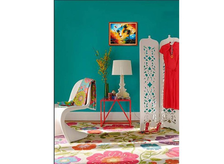 Картина по номерам «Кошка» — картинка 4