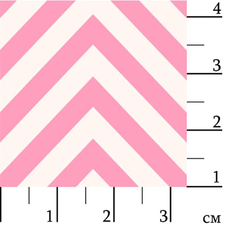 Ткань для пэчворка «БАБУШКИН СУНДУЧОК», 50x55 см, 140 г/м2, 100% хлопок, цвет: БС-26 зигзаг, ярко-розовый, Peppy — картинка 2