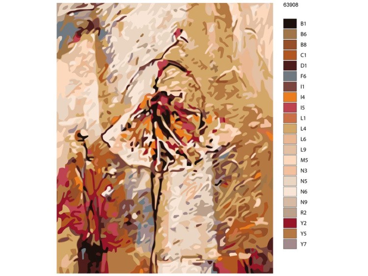 Картина по номерам «Абстрактный танец» — картинка 2