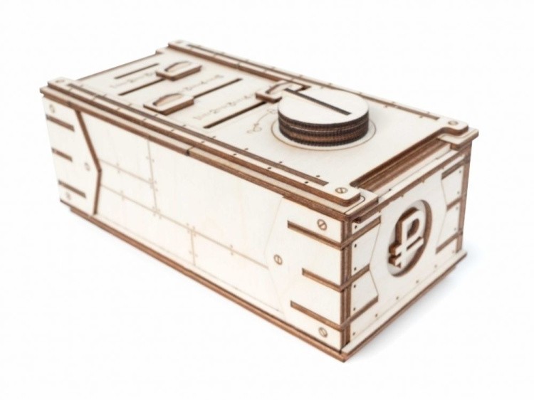 Конструктор из дерева «Копилка-сейф», Lemmo — картинка 4