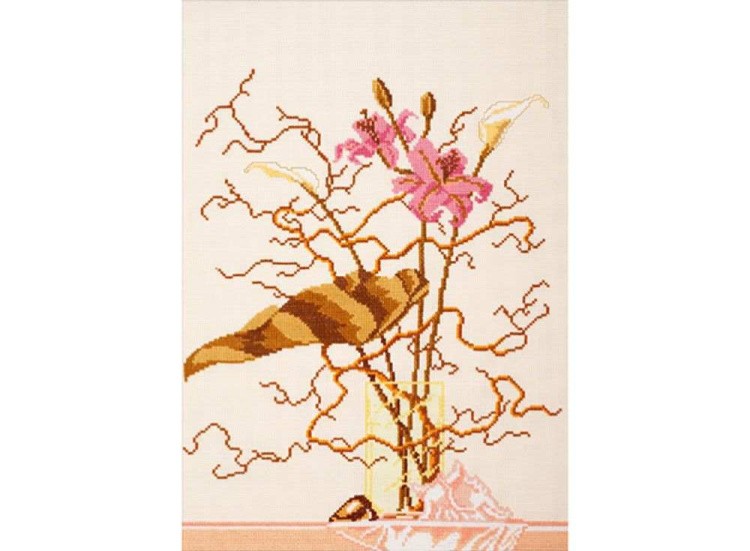 Набор для вышивания «Розовые лилии»