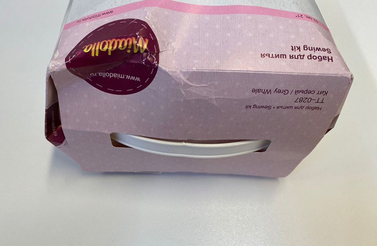 УЦЕНКА. Набор для шитья «Кит серый» (повреждена коробка) — картинка 3