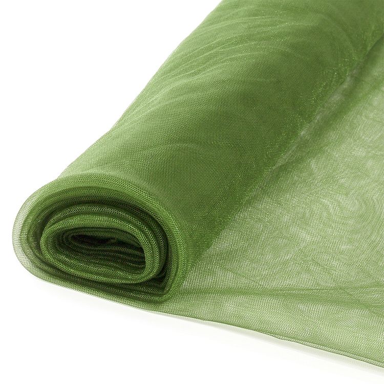 Фатин Kristal средней жесткости, блестящий, 5 м, ширина 300 см, 100% полиэстер, цвет: желто-зеленый — картинка 3