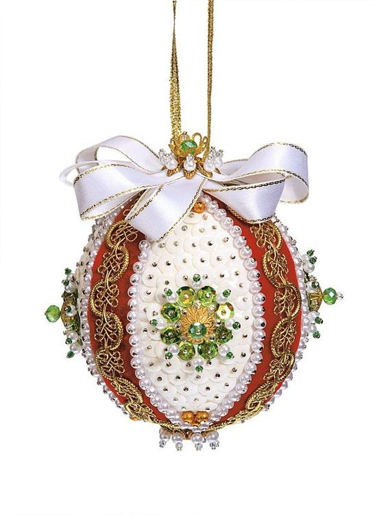 Набор для творчества «Новогодний шар из пайеток. Царский красный», Волшебная мастерская — картинка 3