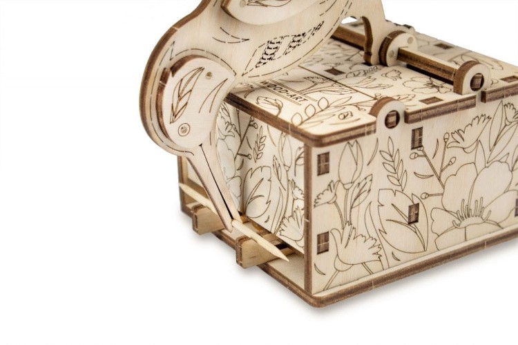 Конструктор из дерева Птичка, Eco Wood Art — картинка 4