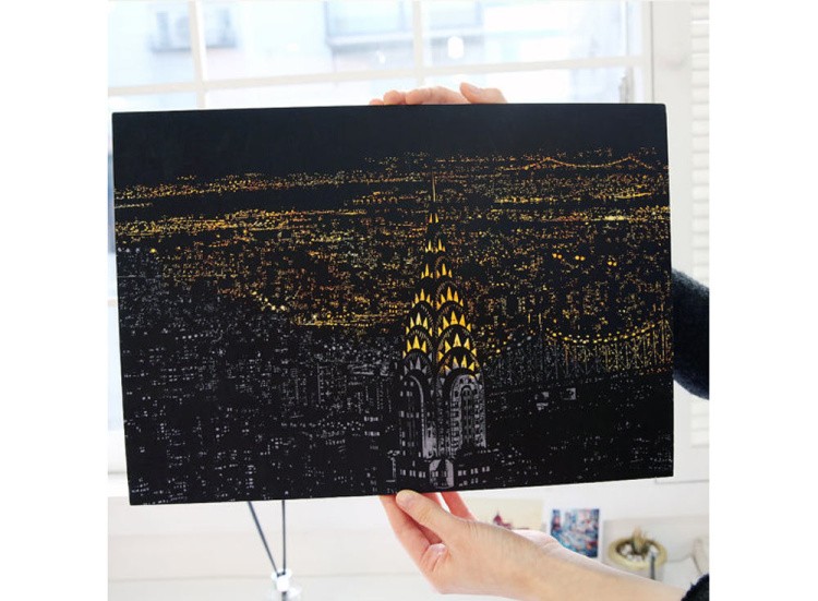 Скретч-картина «Нью-Йорк» — картинка 7