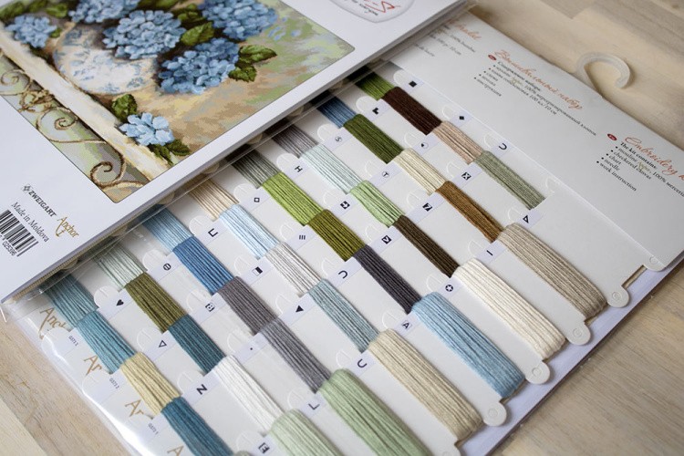 Набор для вышивания «Гортензия» — картинка 4