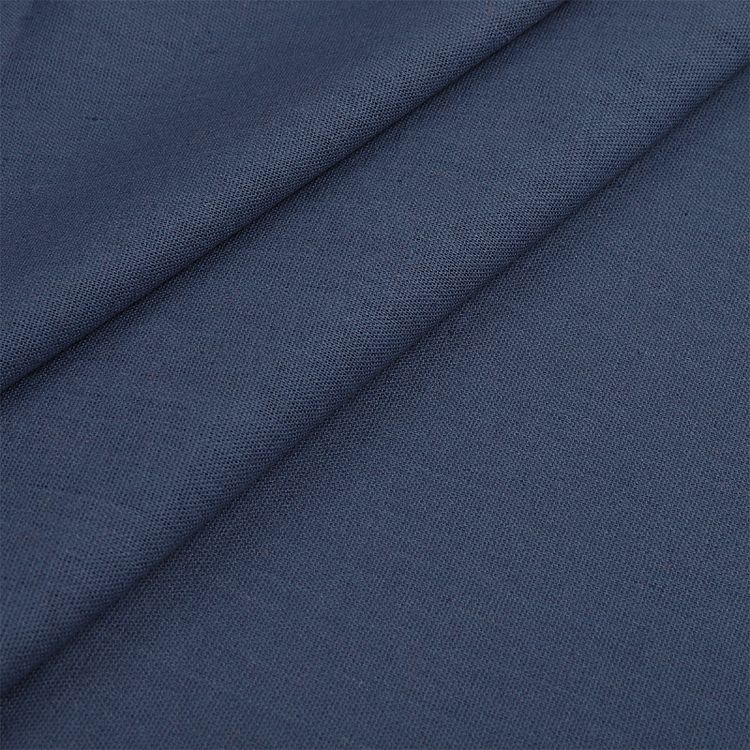 Ткань льняная, 10 м, ширина 140 см, 185 г/м², цвет: 52 джинс, TBY — картинка 3