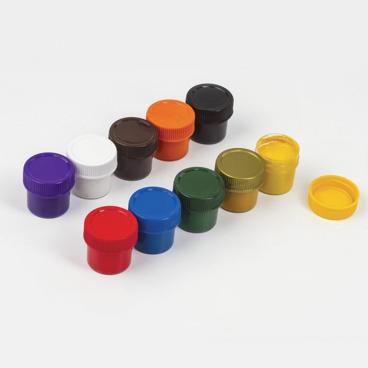 Гуашь ПИФАГОР «ЭНИКИ-БЕНИКИ», 10 цв. по 20 мл — картинка 3