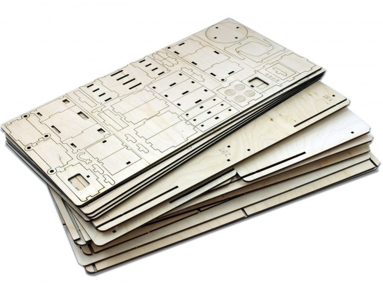 Конструктор-кукольный домик ХэппиДом «Коттедж с пристройкой и мебелью» из дерева — картинка 4