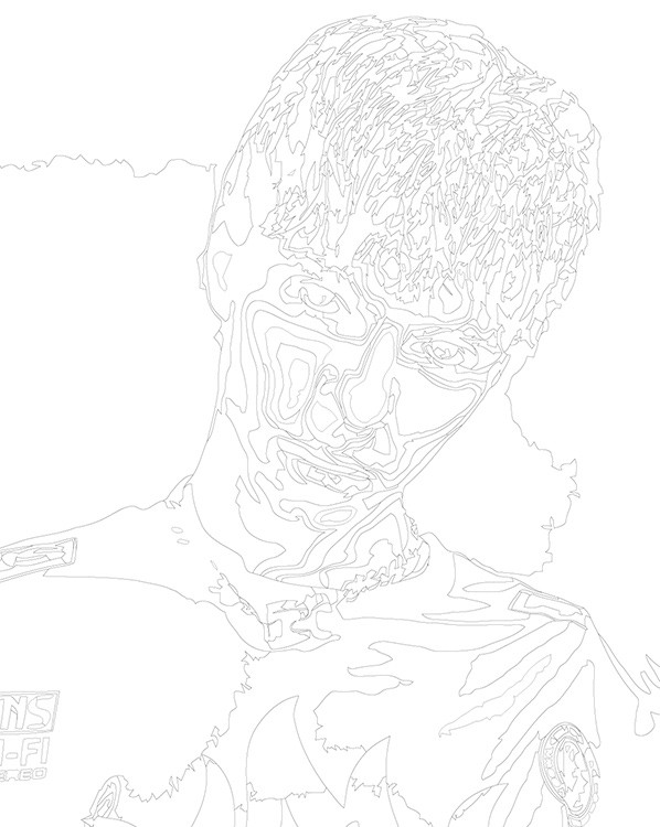 Картина по номерам «Mayot Майот Моет: рэпер Артем Никитин» — картинка 3