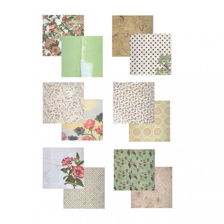 Набор бумаги для скрапбукинга «Арабеска» 30,5x30,5 см — картинка 21