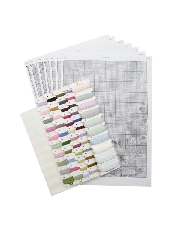 Набор для вышивания «Трио и цветы» — картинка 3