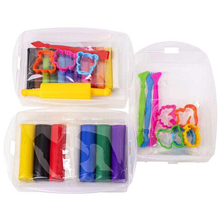 Пластилин в боксе Юнландия «Юнландик в зоопарке», 12 цветов, 620 г, скалка, 4 стека, 8 формочек, 105866 — картинка 2