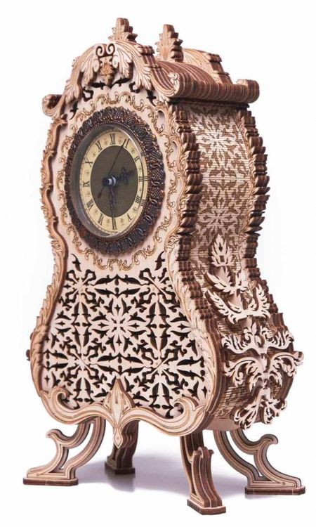 Конструктор из дерева «Винтажные часы», Wood Trick — картинка 2