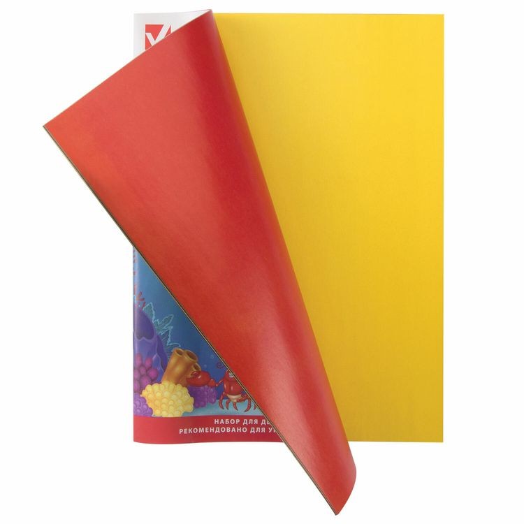 Цветная бумага А4 2-сторонняя мелованная (глянцевая) «Морская», 16 листов, 8 цветов, Brauberg — картинка 3