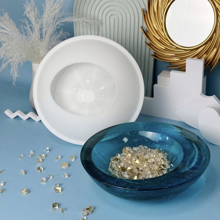 Силиконовый молд - Чаша/ваза, d23x6,9см, 1 шт. — картинка 6