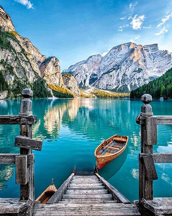 Алмазная вышивка «Причал» — картинка 2