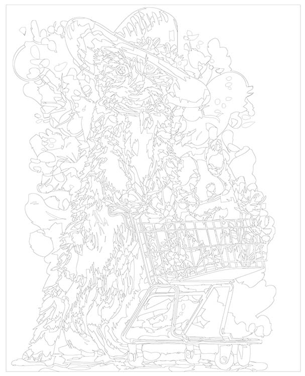 Картина по номерам «На прогулке» — картинка 3